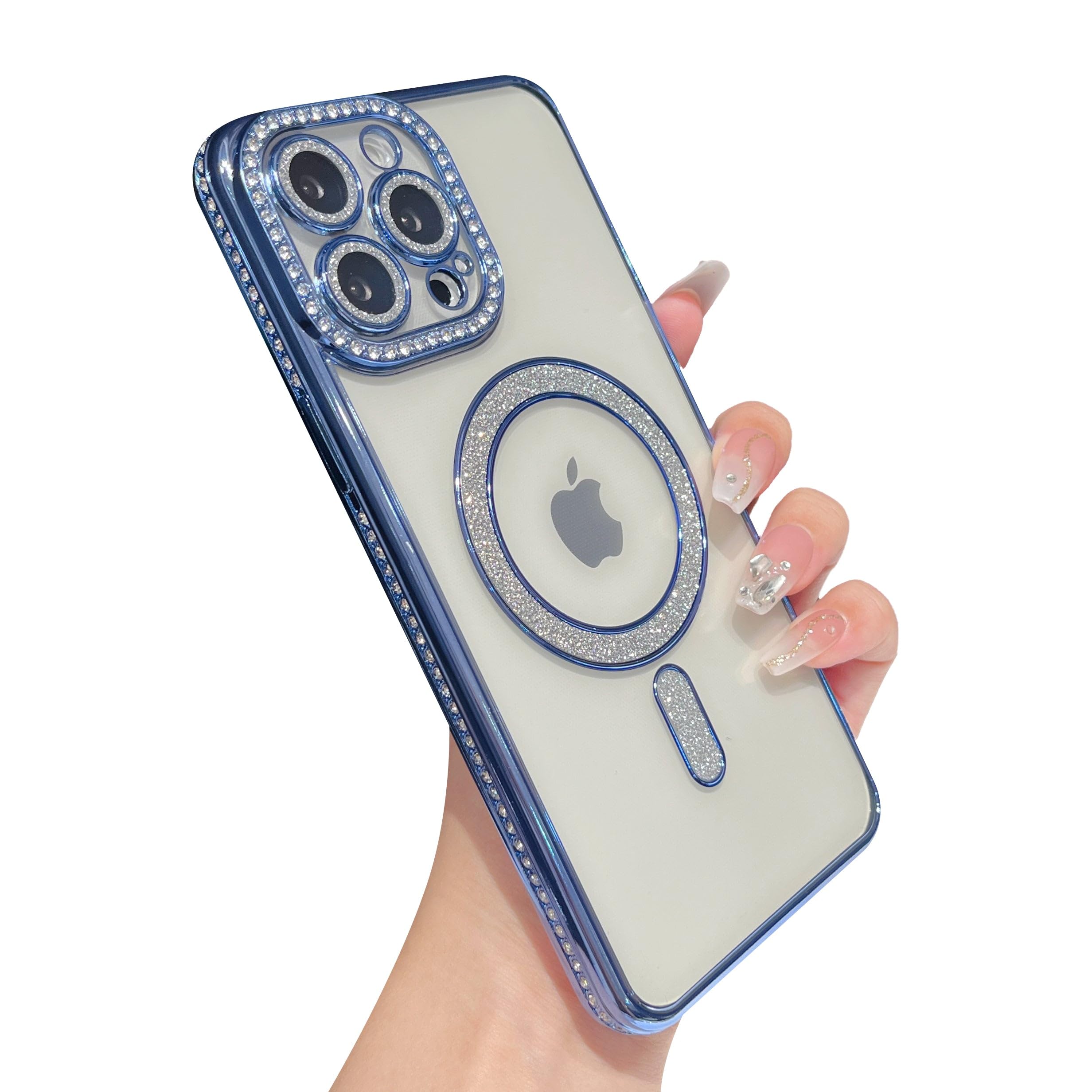 Amazon.co.jp: Caseative グリッター キラキラ クリア マグネット